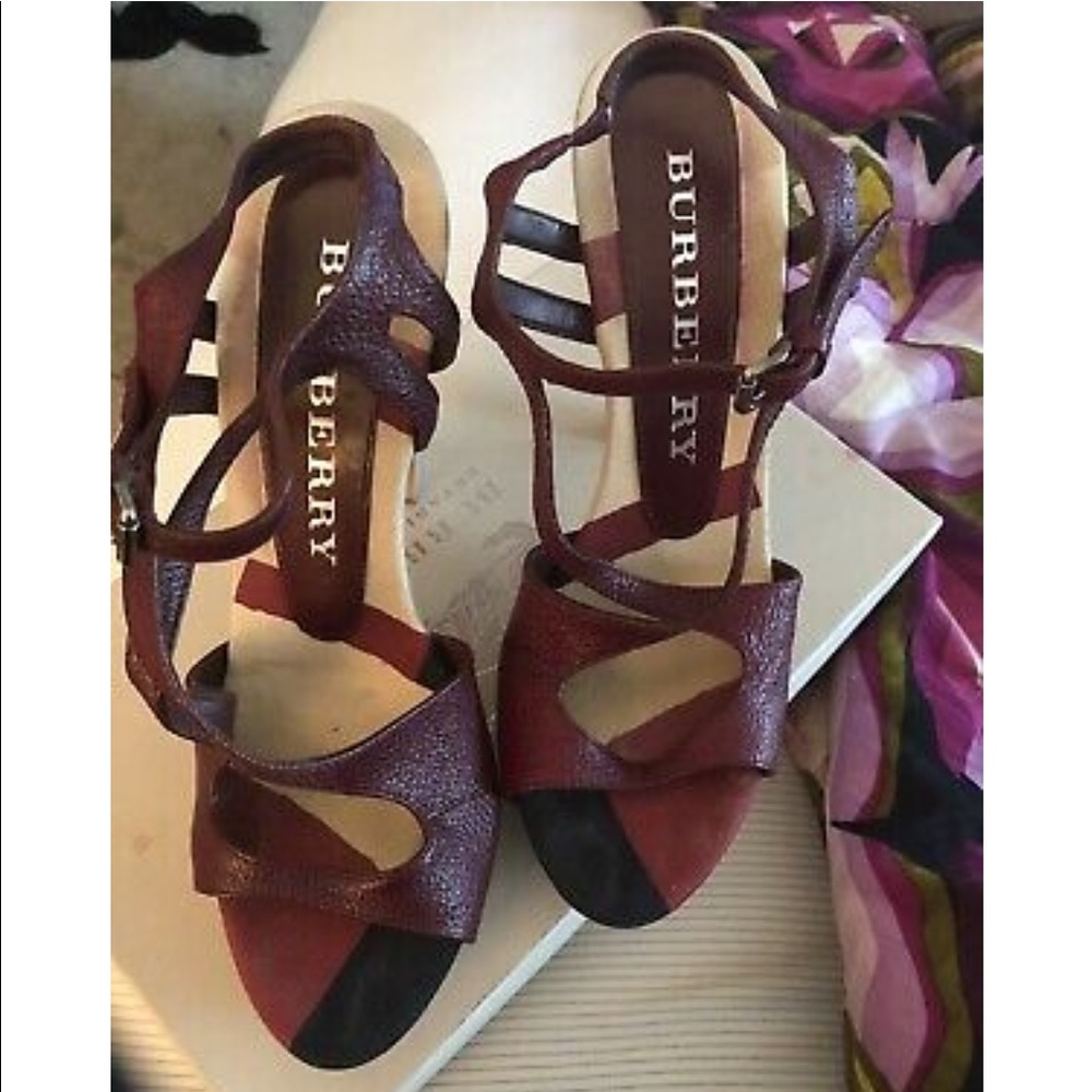 Burberry 5” Platform heels
